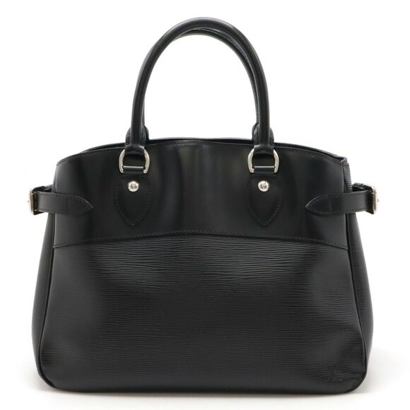 LOUIS VUITTON Black Leather Tote Bag - Picture 1 of 9